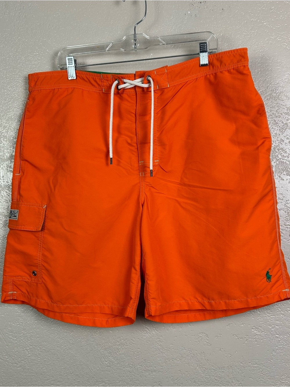Polo by Ralph Lauren Bright Orange Swim Board Shorts